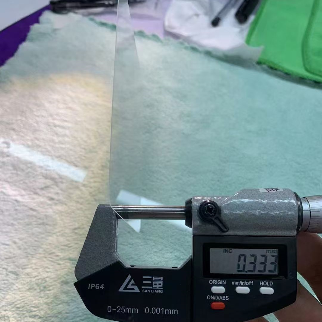 超薄石英片厚度检测 千分尺实测高精度石英片